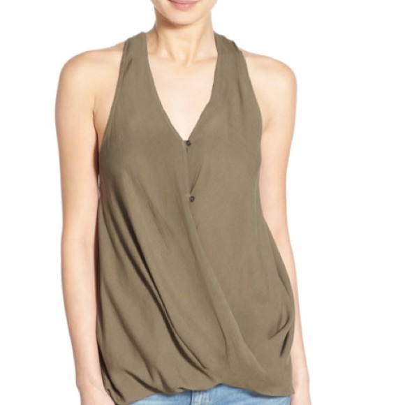 Blank NYC | 'Please be Quiet' Drape Front Tank - Picture 3 of 8